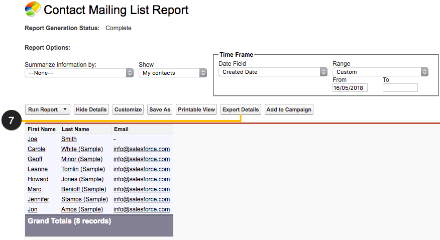 how to export contacts from outlook to salesforce